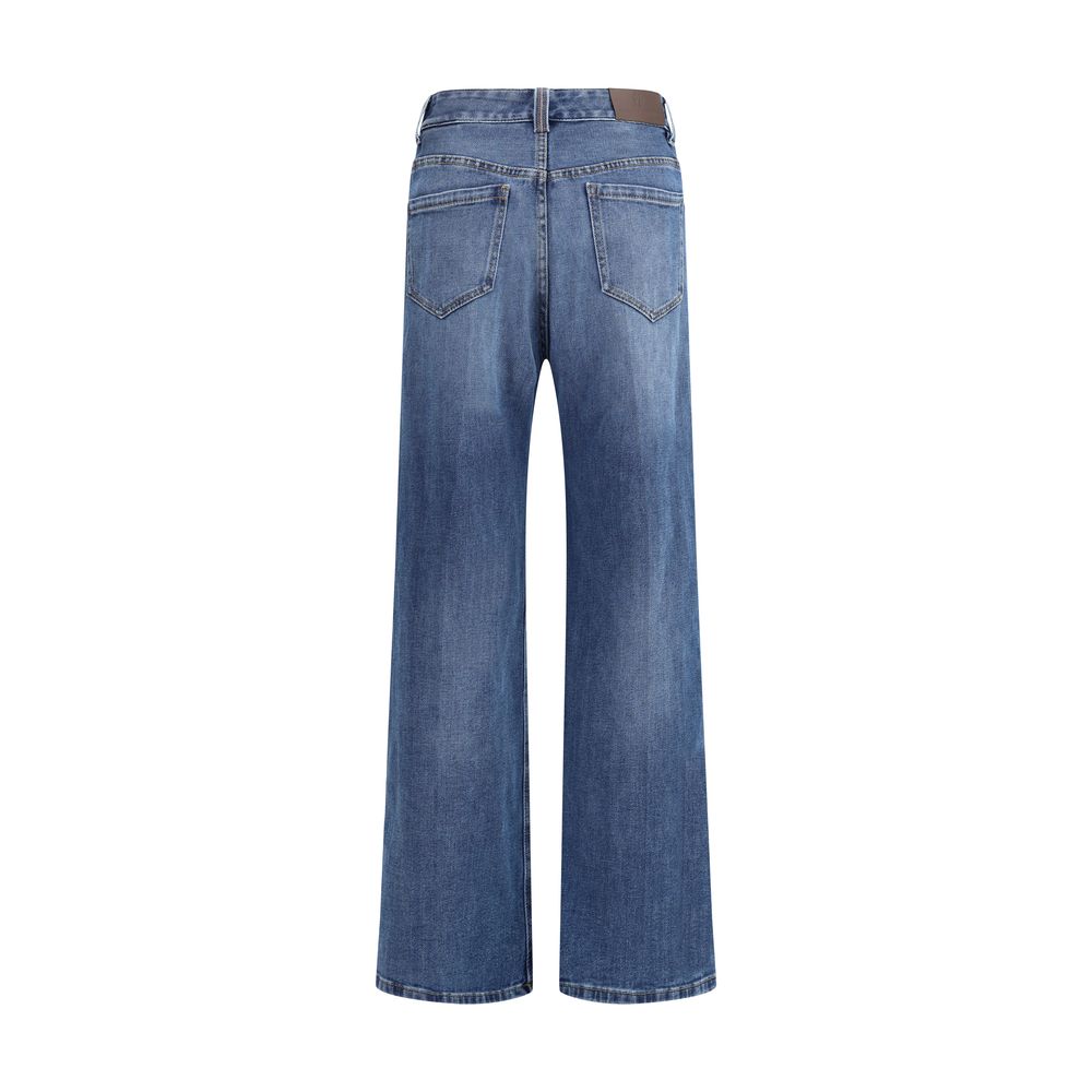 Brunello Cucinelli – Zeitgenössische, lockere Jeans