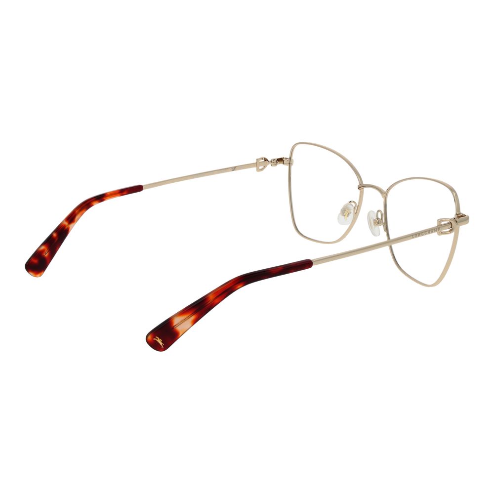 Longchamp Goldfarbene Metallbrille (Gestelle)
