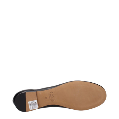 Chloé – Schwarze Ballerinas aus Leder
