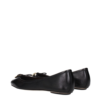 Chloé – Schwarze Ballerinas aus Leder