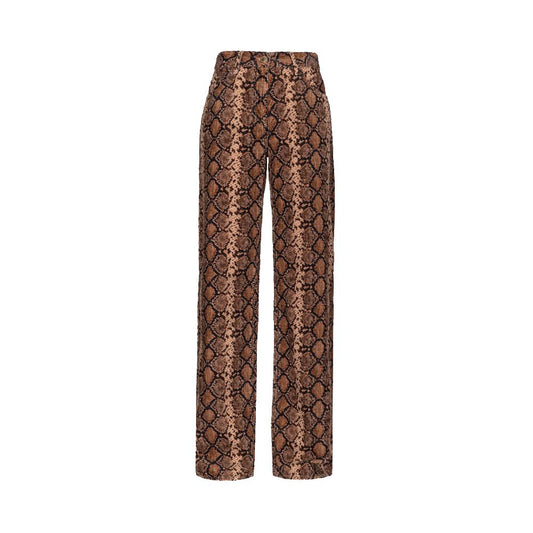PINKO Brown Cotton Women's Corduroy Pant