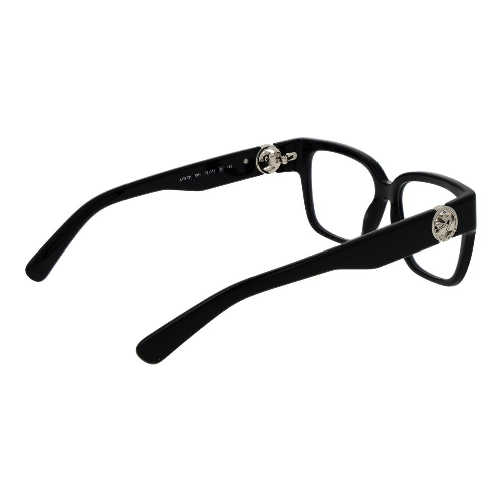 Longchamp Brille aus schwarzem Acetat (Gestell)