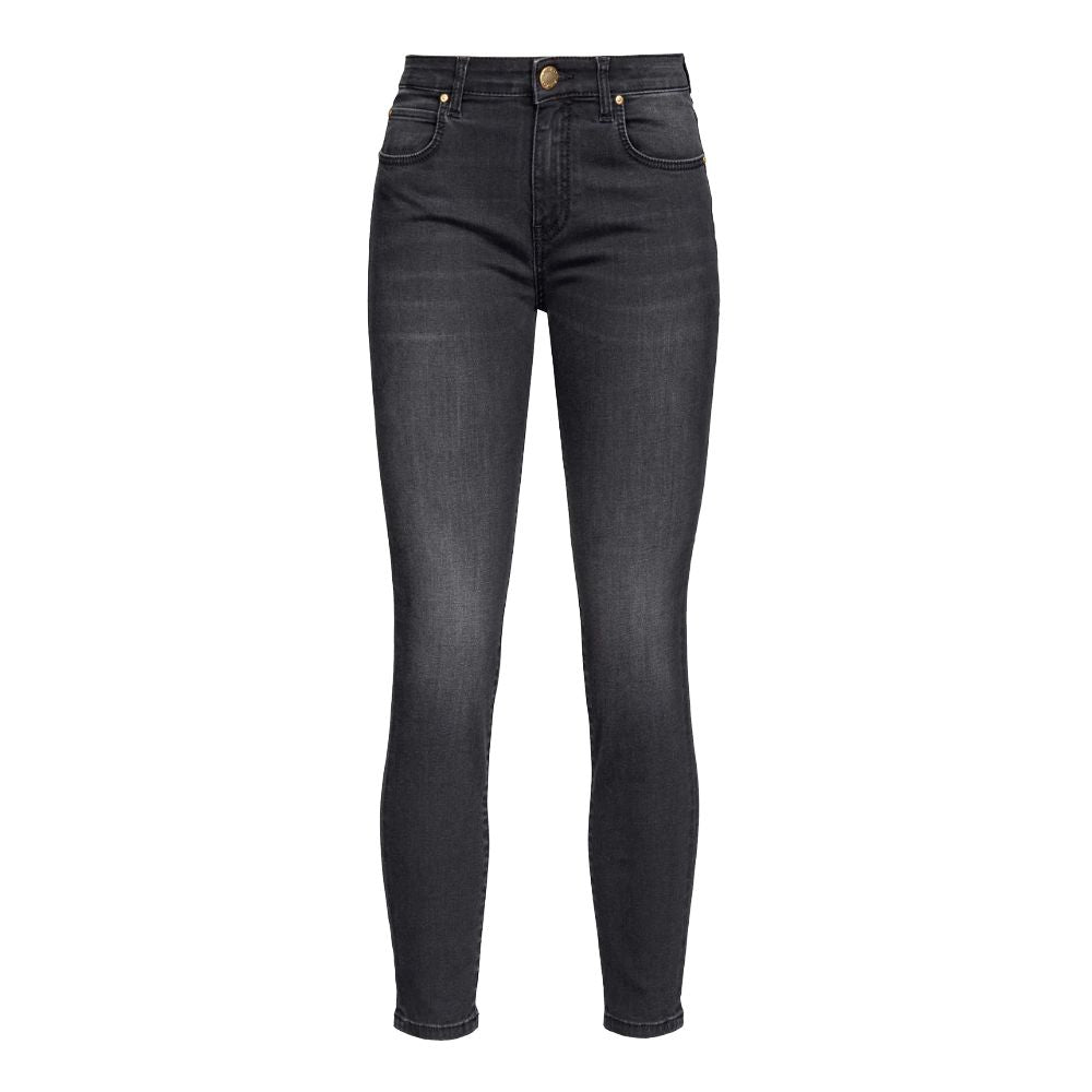PINKO Black Cotton Women Jeans