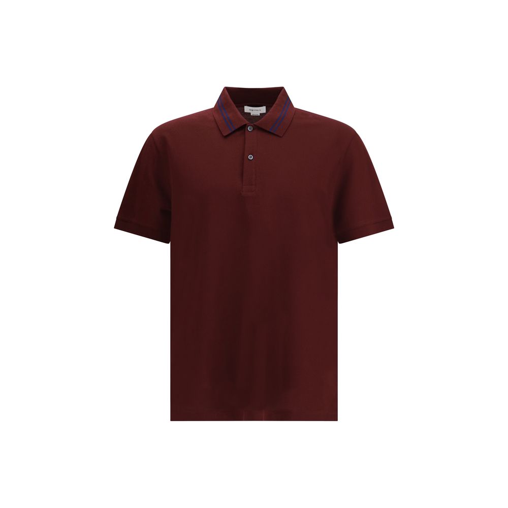 Alexander McQueen Polo mit Streifendetail