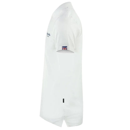 Aquascutum – Weißes Poloshirt aus Baumwolle