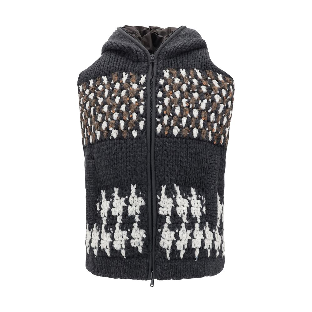 Brunello Cucinelli Steppweste aus Kaschmir