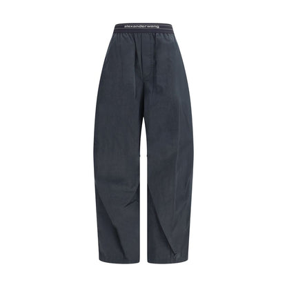 Alexander Wang Hose mit elastischem Bund und kontrastierendem Jacquard-Logo