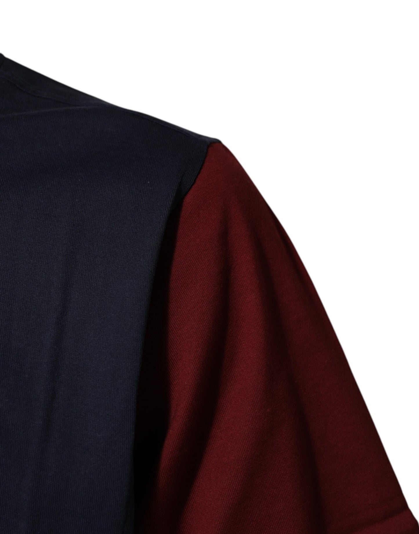 Dolce &amp; Gabbana Mehrfarbig gestreiftes Herren-T-Shirt aus Baumwolle mit Rundhalsausschnitt