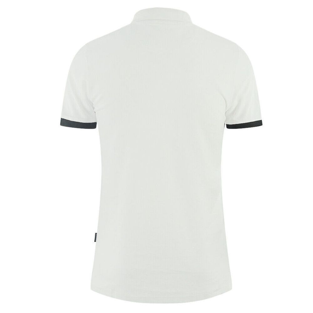 Aquascutum – Weißes Poloshirt aus Baumwolle