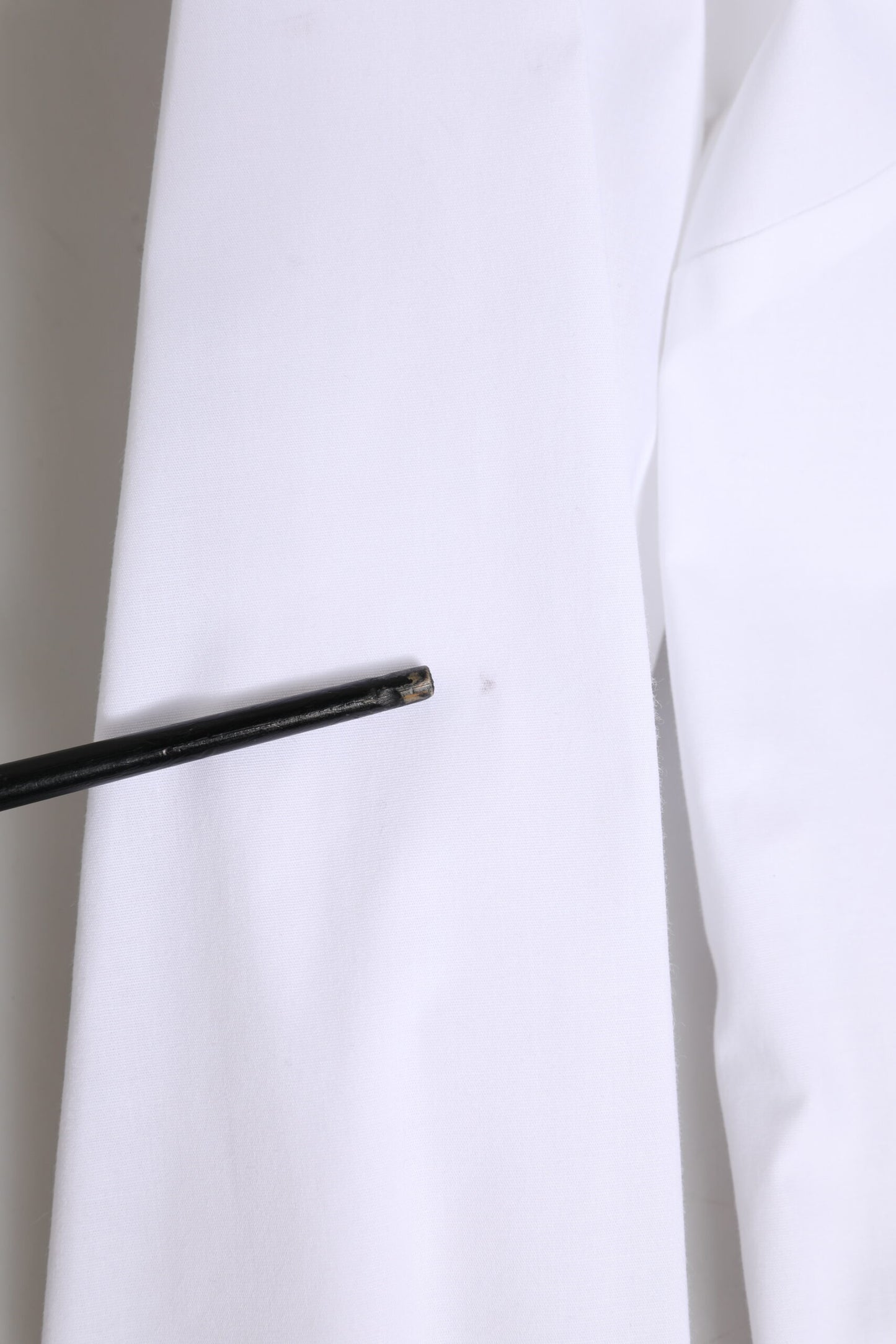 Dolce &amp; Gabbana – Weißes Hemdoberteil aus Baumwolle mit Kragen und Knöpfen