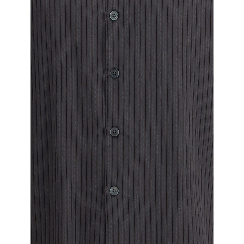 Our Legacy Gray Viscose Pattern Shirt