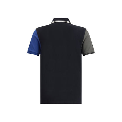 Kurzärmliges schwarzes Poloshirt von Comme Des Garçons