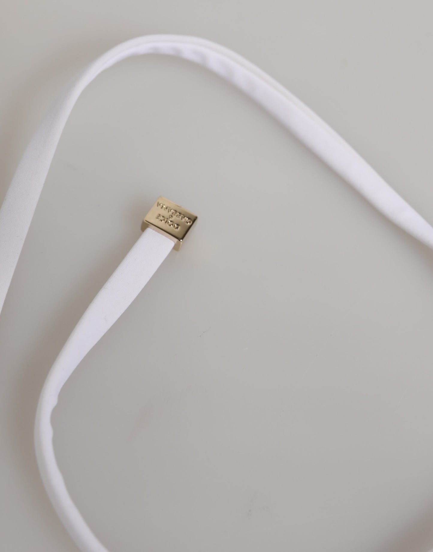 Dolce &amp; Gabbana – Weißer Badeanzug mit Logo, 2-teilig, Oberteil und Unterteil