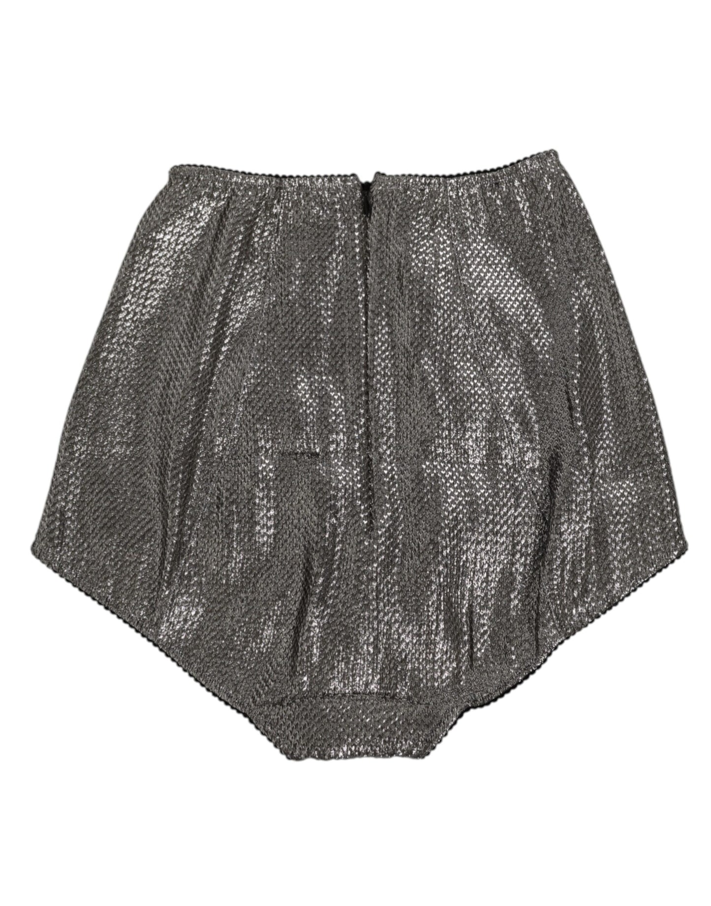 Dolce &amp; Gabbana – Slip-Miederhose aus Stretch-Seide in Grau