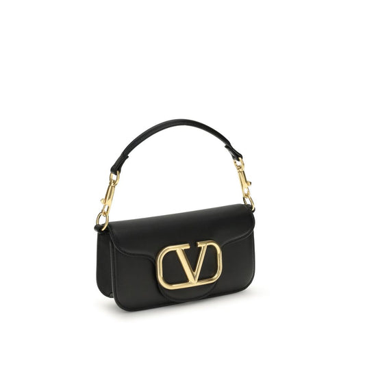 Valentino Garavani Schultertasche aus schwarzem Kalbsleder (Bos Taurus)