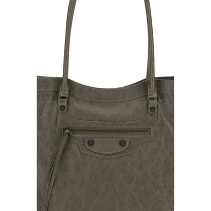 Balenciaga Green Lamb Ovis Aries Aries Shoulder Bag