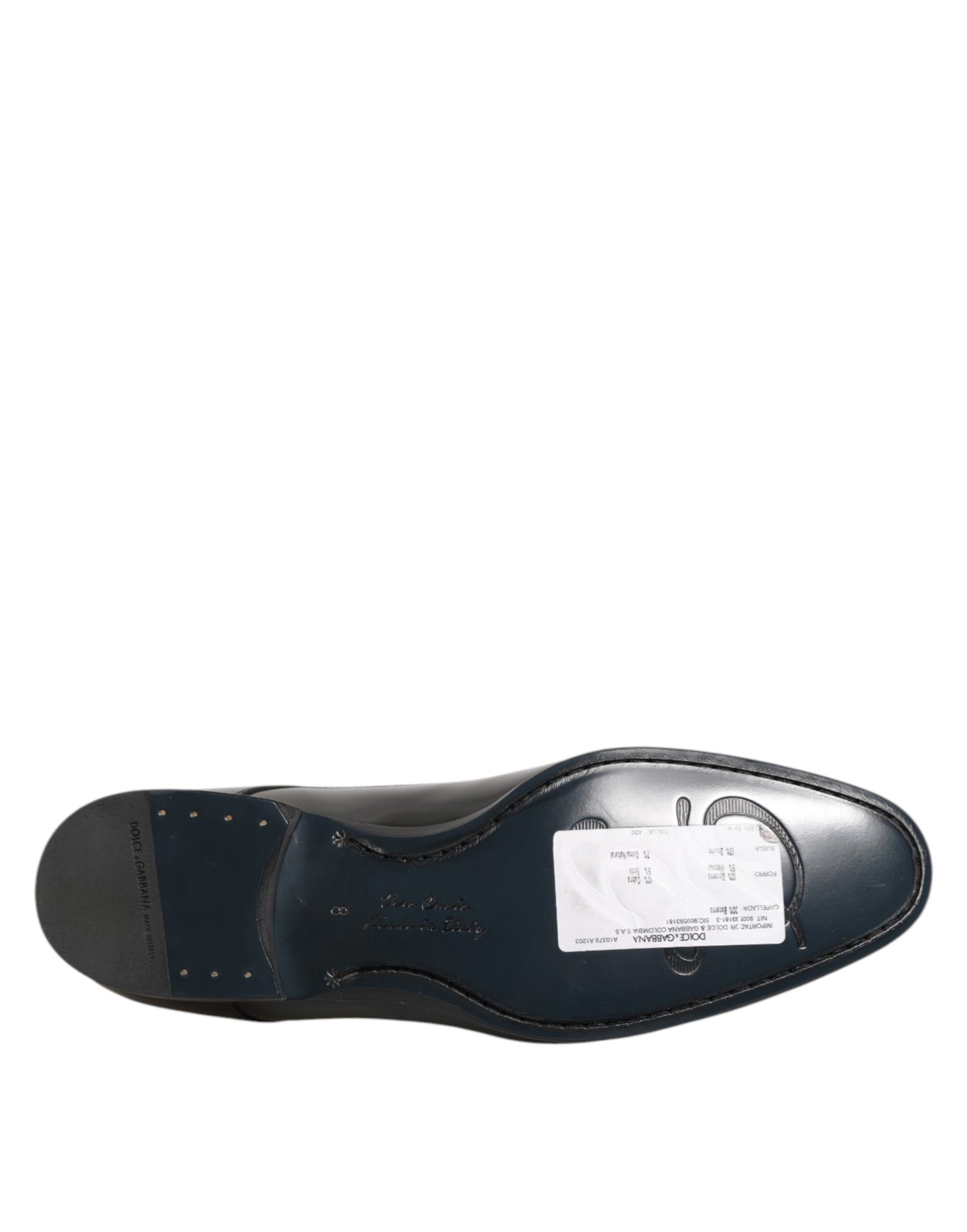 Dolce &amp; Gabbana – Derby-Schuhe für Herren aus schwarzem Kalbsleder