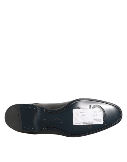 Dolce &amp; Gabbana – Derby-Schuhe für Herren aus schwarzem Kalbsleder