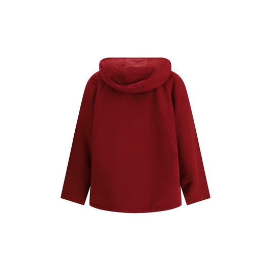 Rote Gucci-Jacke aus Polyesterfaille