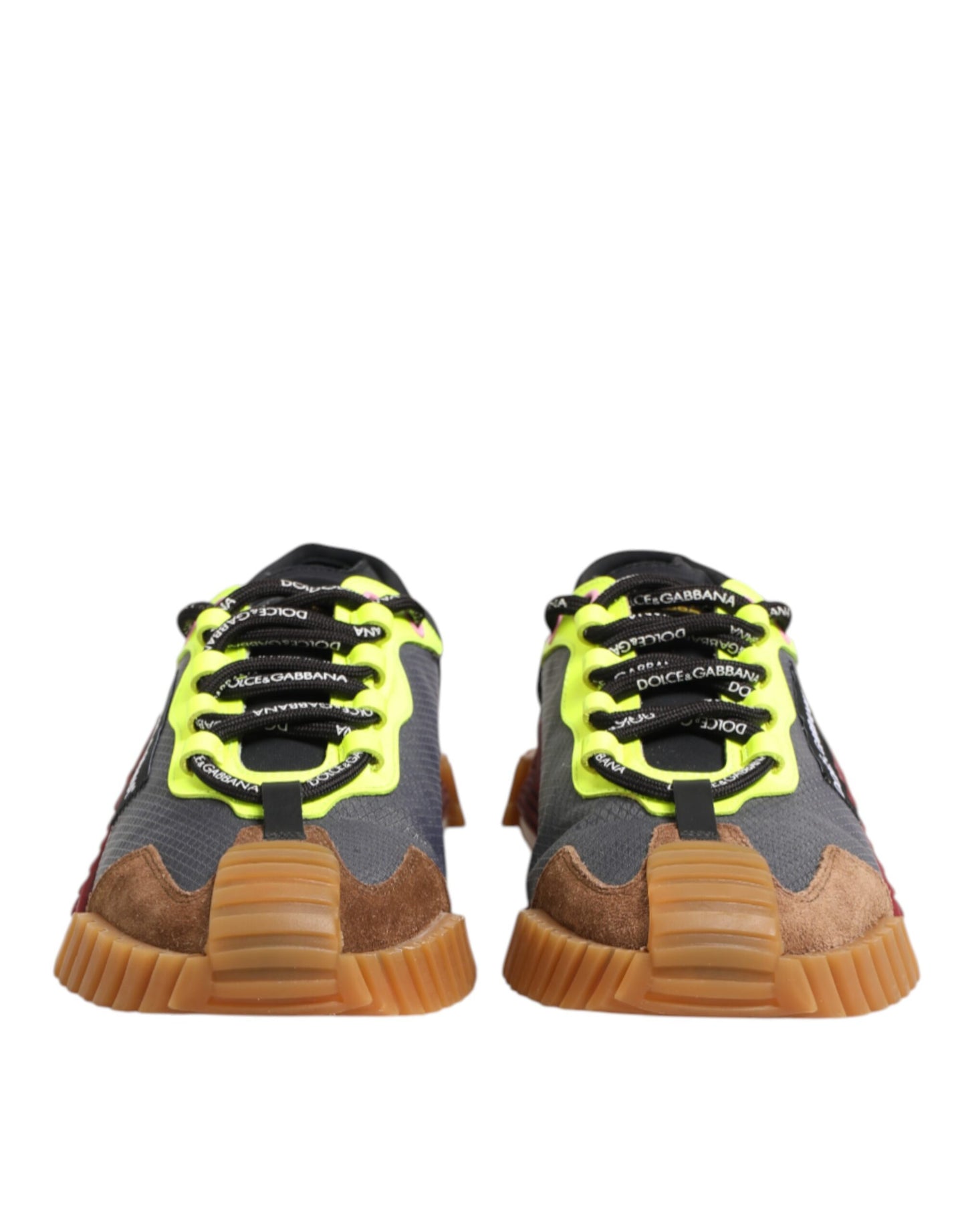 Dolce &amp; Gabbana Mehrfarbige Nylon Low Top NS1 Sneakers Schuhe