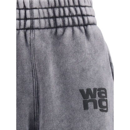 Alexander Wang Graue Baumwoll-Jogginghose (Trainingshose)