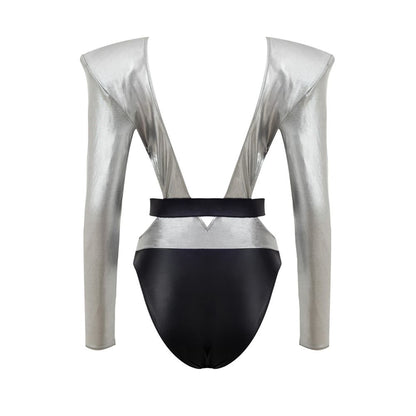 Dolce &amp; Gabbana Grauer Viskose-Badeanzug