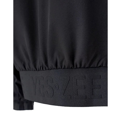 Yes Zee Schwarze Nylon-Herrenjacke