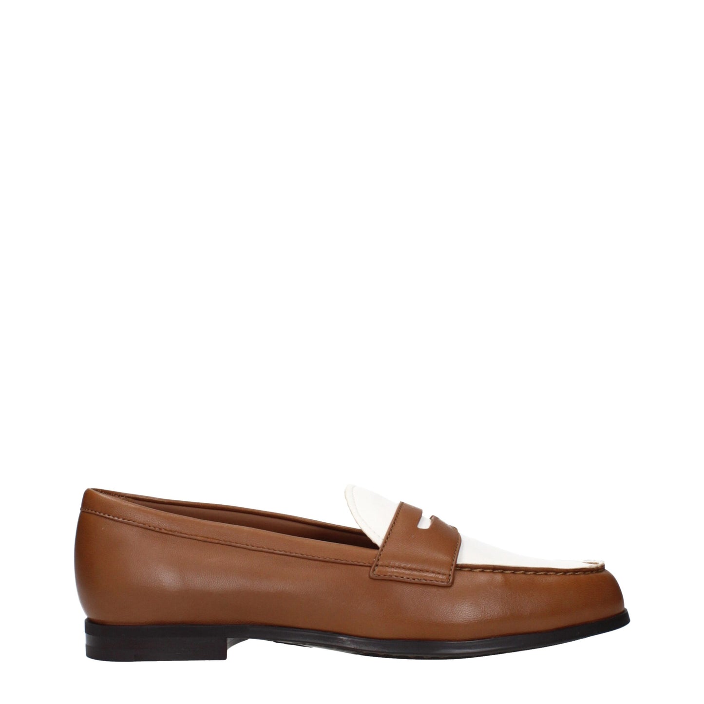 Church's – Slipper aus braunem Leder