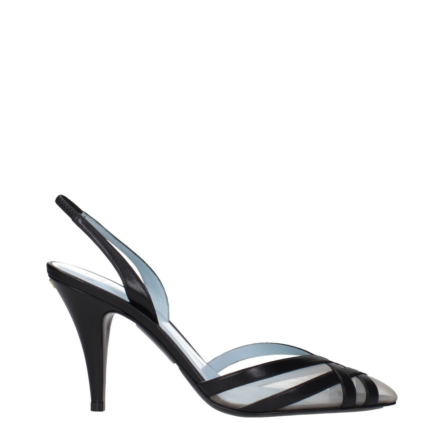 Valentino Garavani – Pumps aus schwarzem Leder mit hohem Absatz