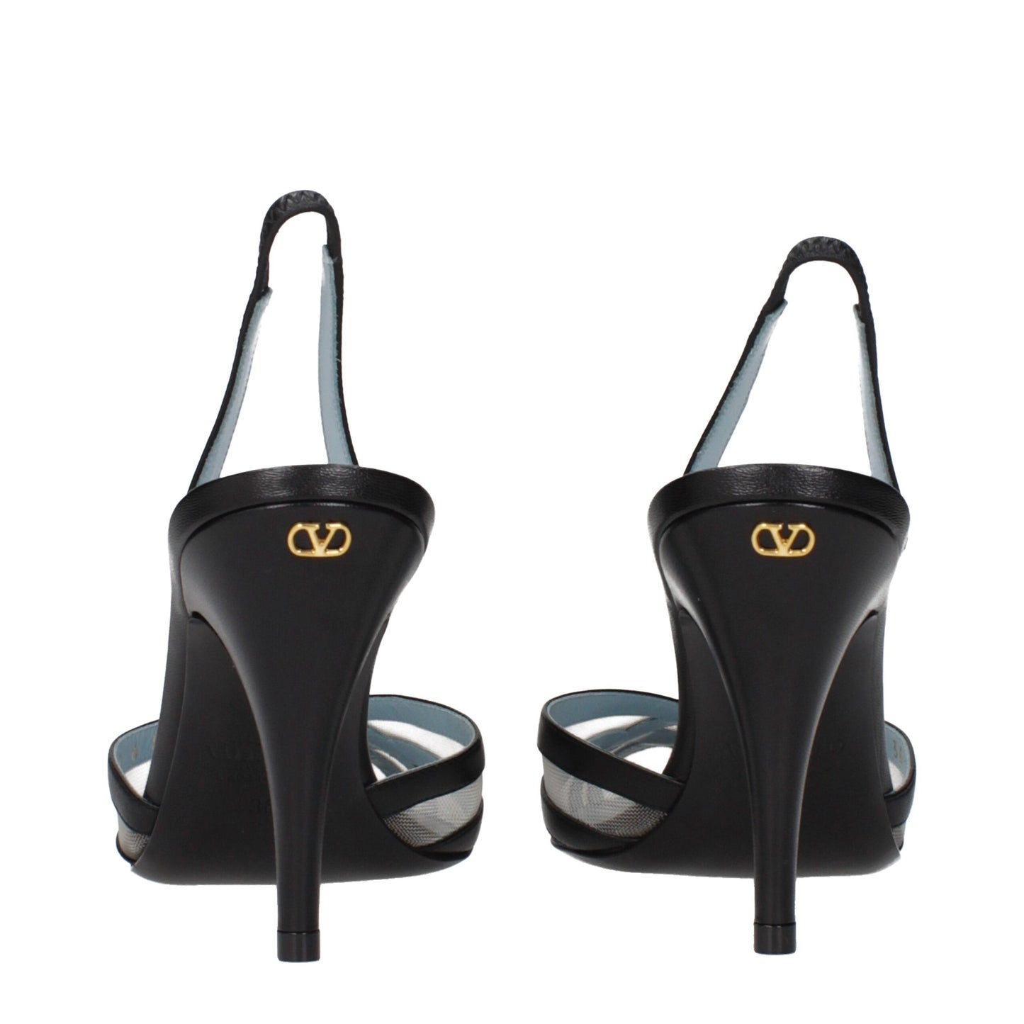 Valentino Garavani – Pumps aus schwarzem Leder mit hohem Absatz