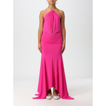 Das fuchsiafarbene Jerseykleid von Attico