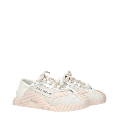 Dolce &amp; Gabbana – Graue Stoff-Sneaker
