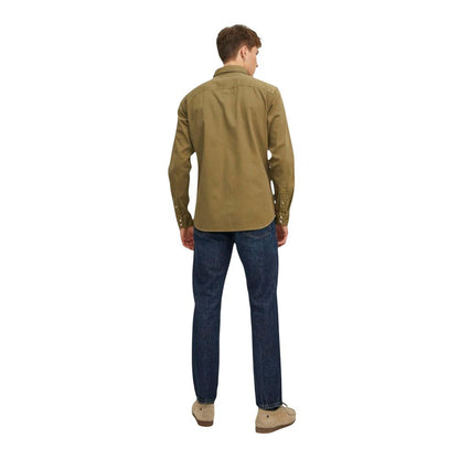 Jack Jones, grünes Jeanshemd