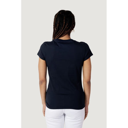 Armani Exchange – Blaues Baumwoll-T-Shirt
