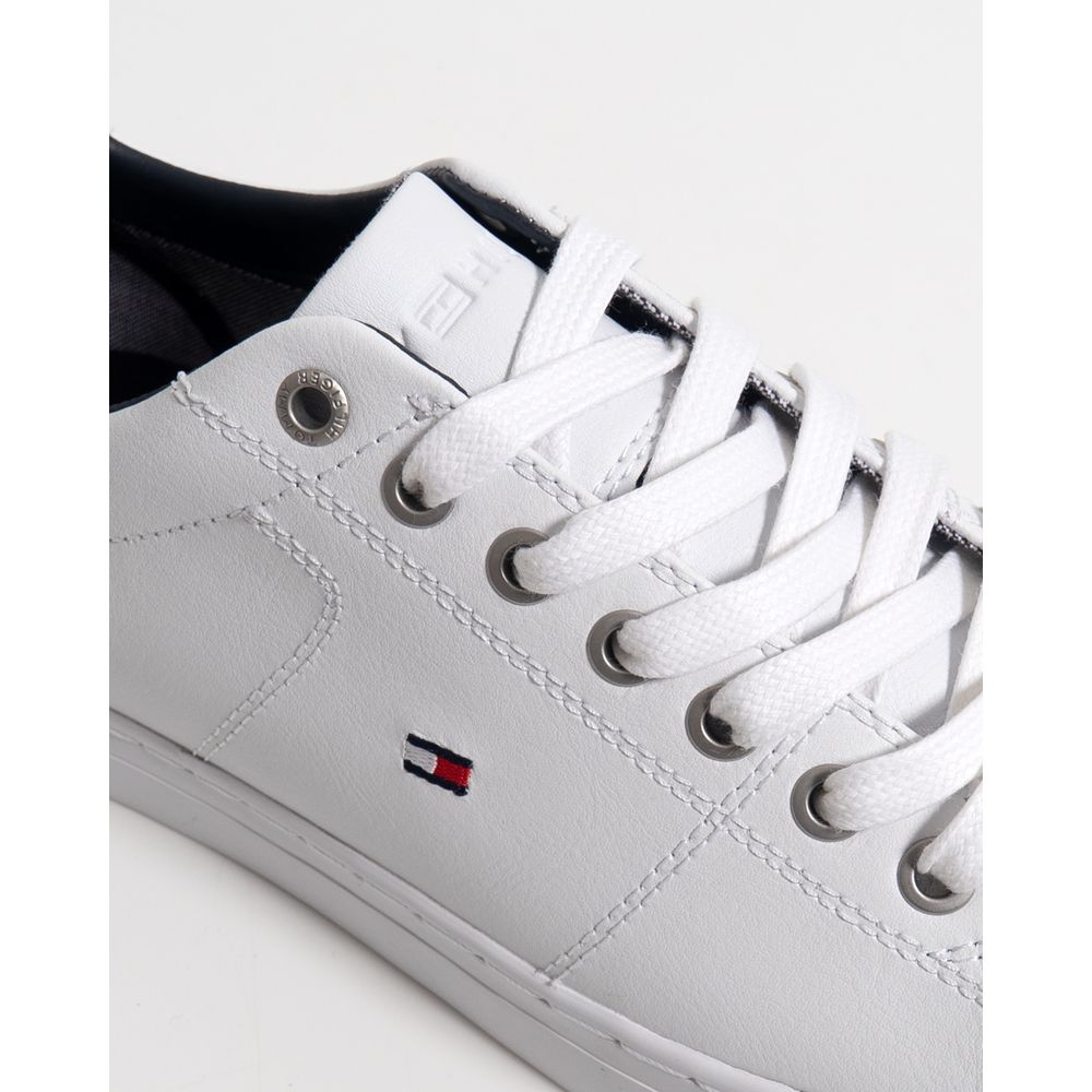 Tommy Hilfiger – Weiße Ledersneaker