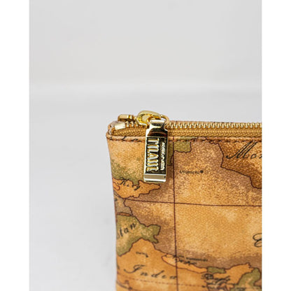 Alviero Martini Prima Classe Beige Leder-Clutch