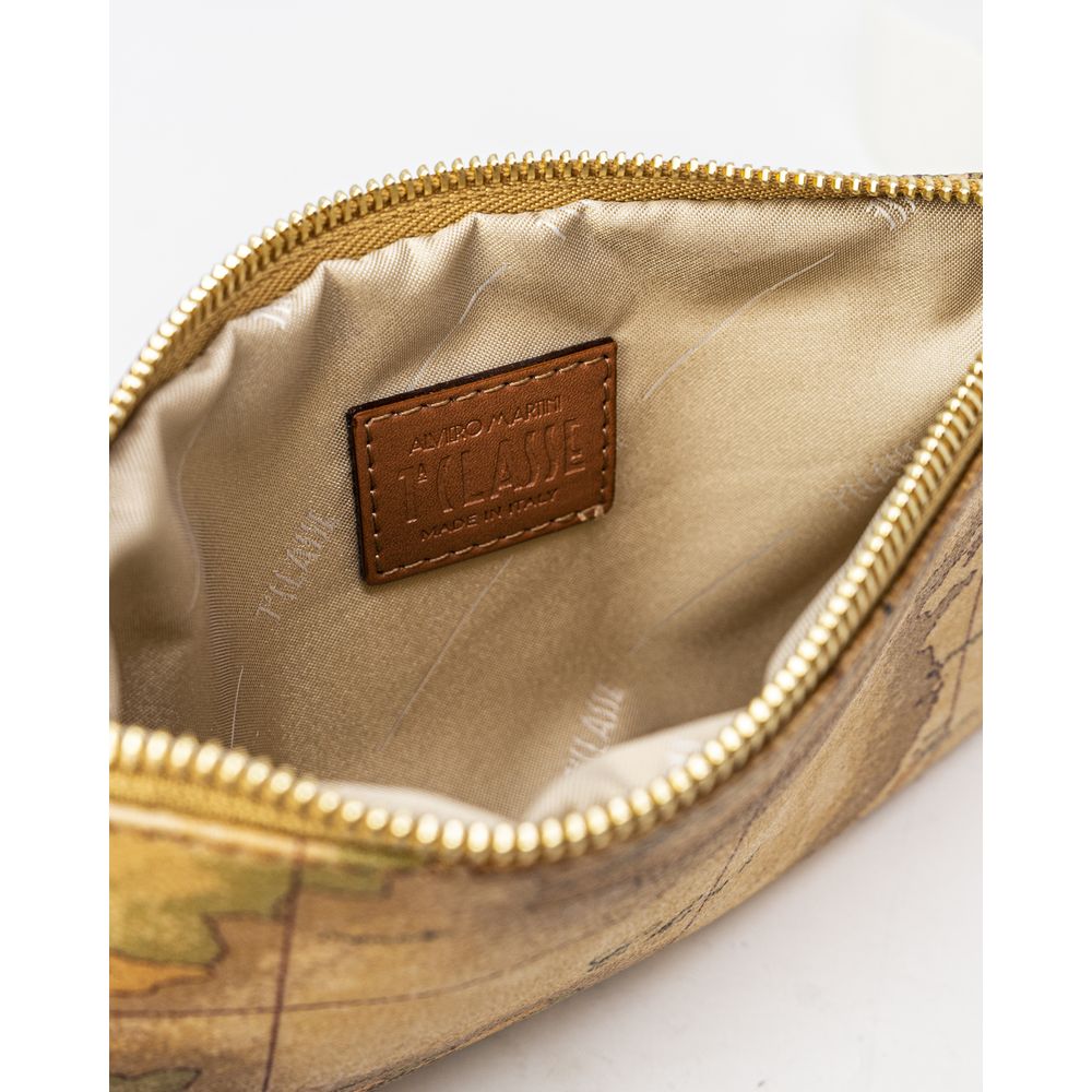 Alviero Martini Prima Classe Beige Leder-Clutch