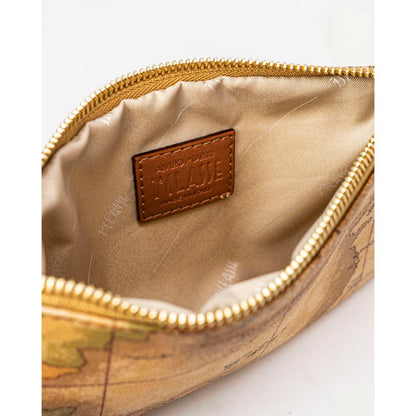 Alviero Martini Prima Classe Beige Leder-Clutch