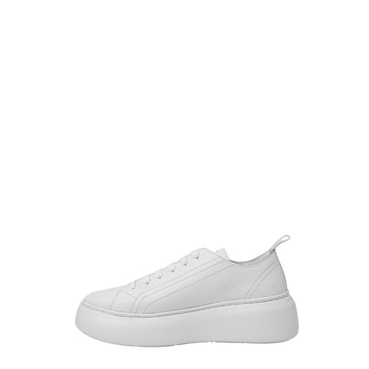 Armani Exchange – Weiße Ledersneaker