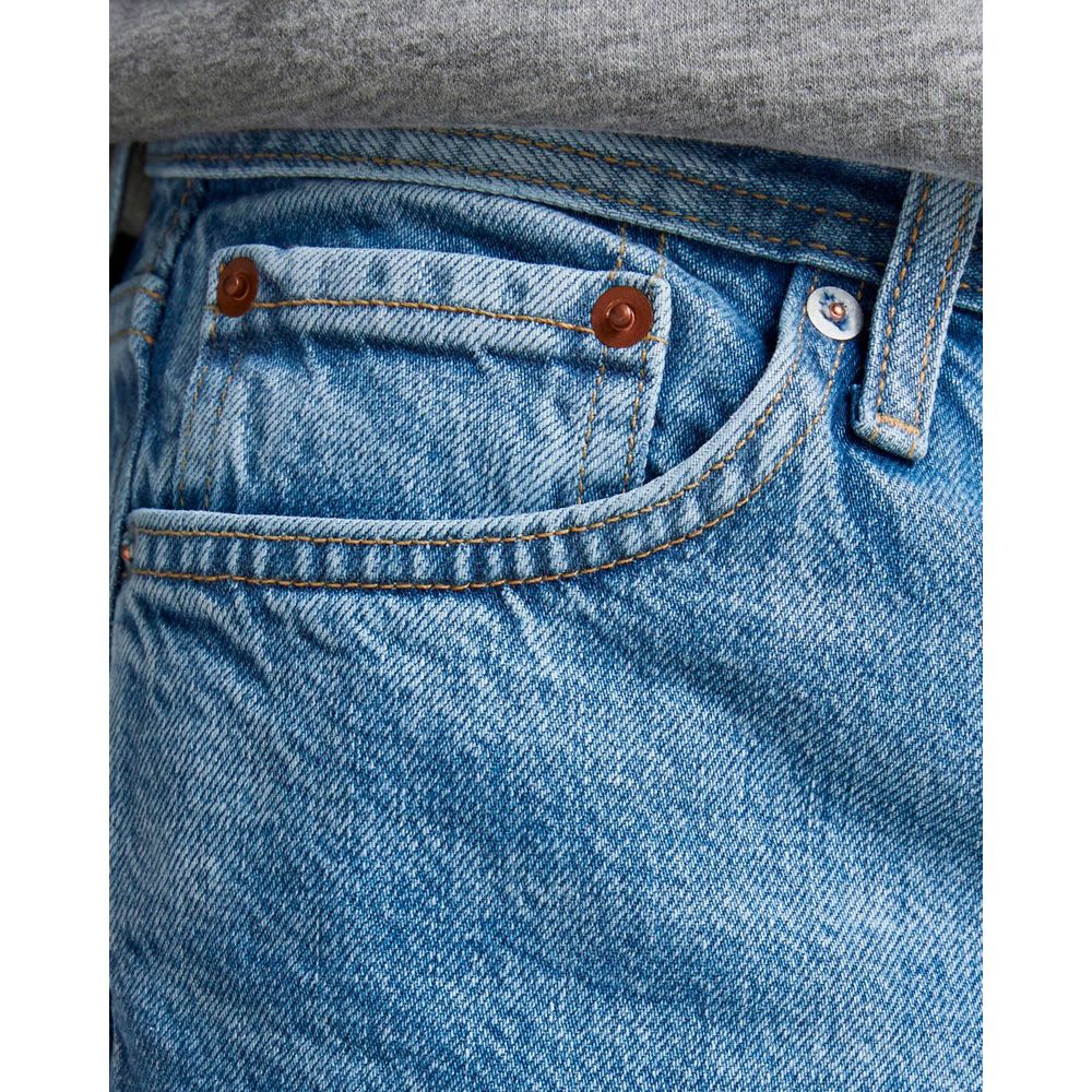 Jack Jones Blaue Baumwolljeans mit entspannter Passform