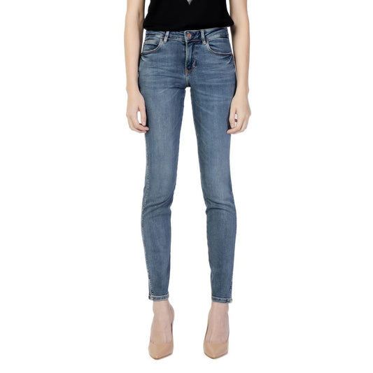 Guess Blaue Baumwoll-Skinny-Jeans