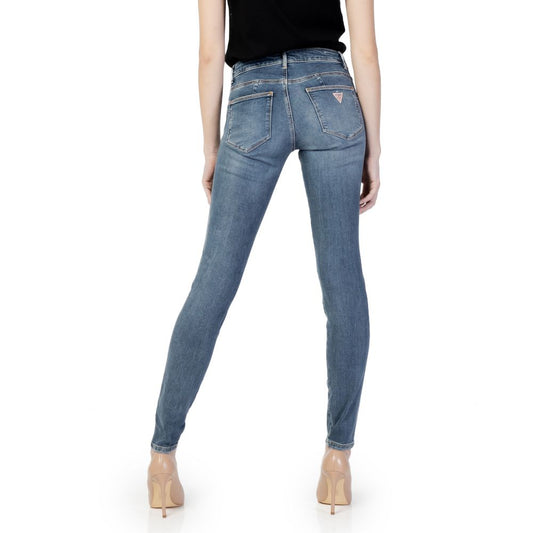 Guess Blaue Baumwoll-Skinny-Jeans