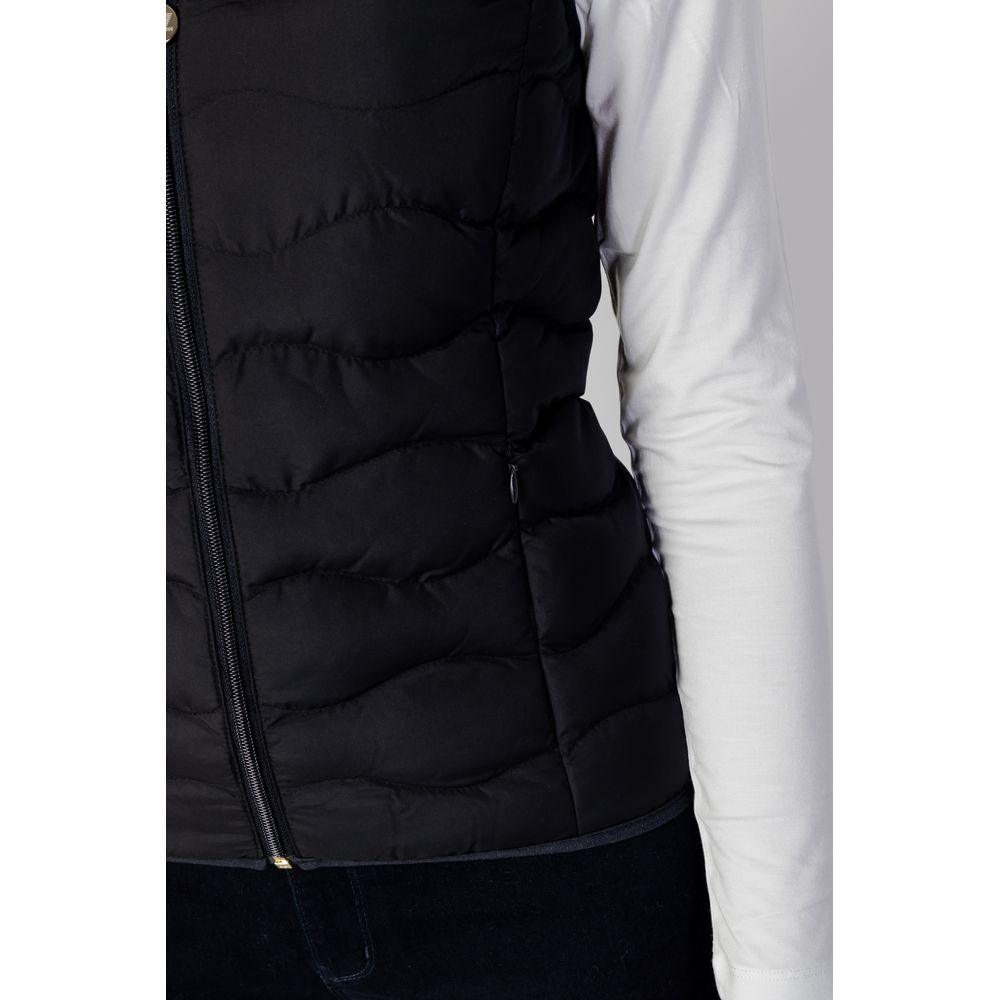 EA7 Emporio Armani – Schwarze ärmellose Jacke aus Polyester