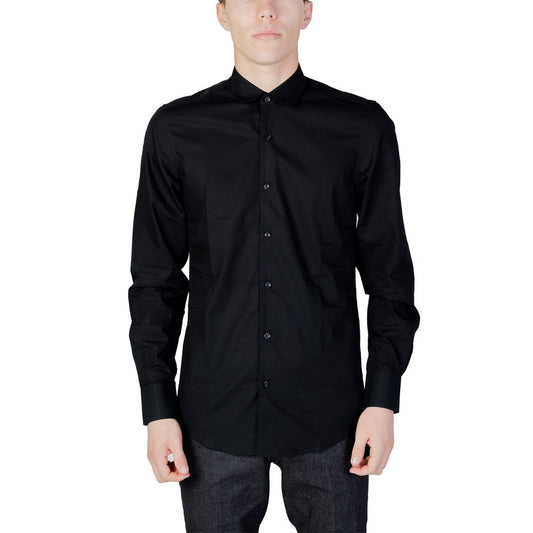 Schwarzes Baumwollhemd von Antony Morato