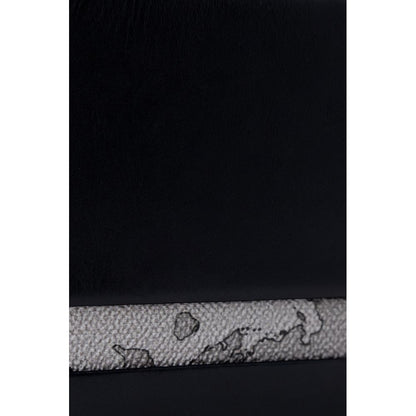 Alviero Martini Prima Classe graue Lederbrieftasche