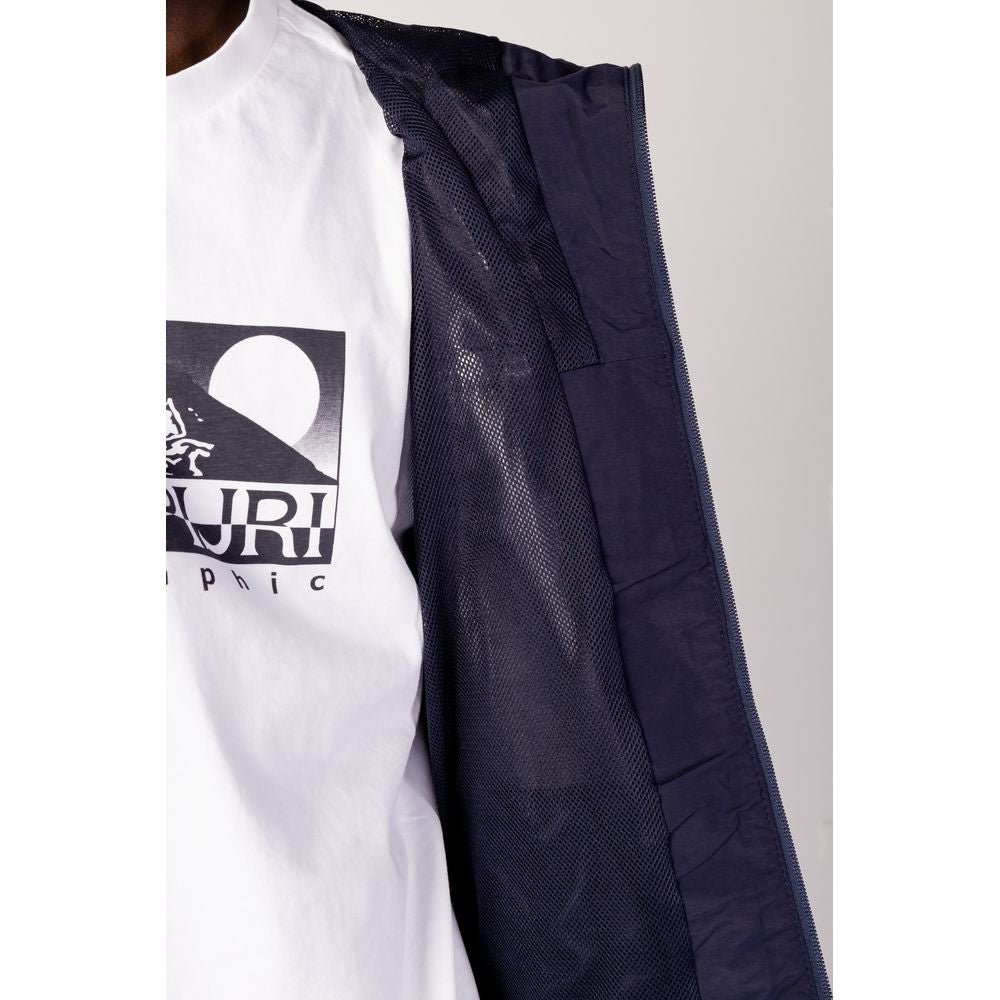 Napapijri Blau Polyester Jacken &amp; Mäntel