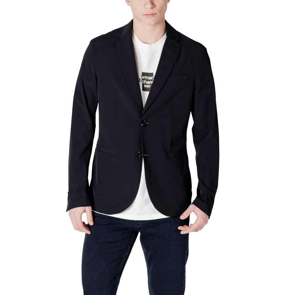 Armani Exchange – Schwarzer Baumwollblazer