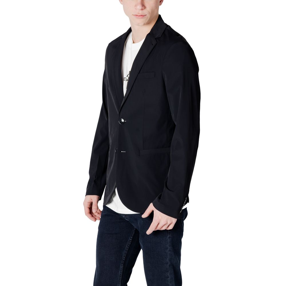 Armani Exchange – Schwarzer Baumwollblazer