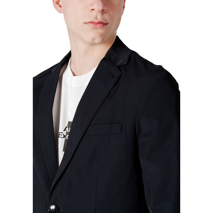 Armani Exchange – Schwarzer Baumwollblazer