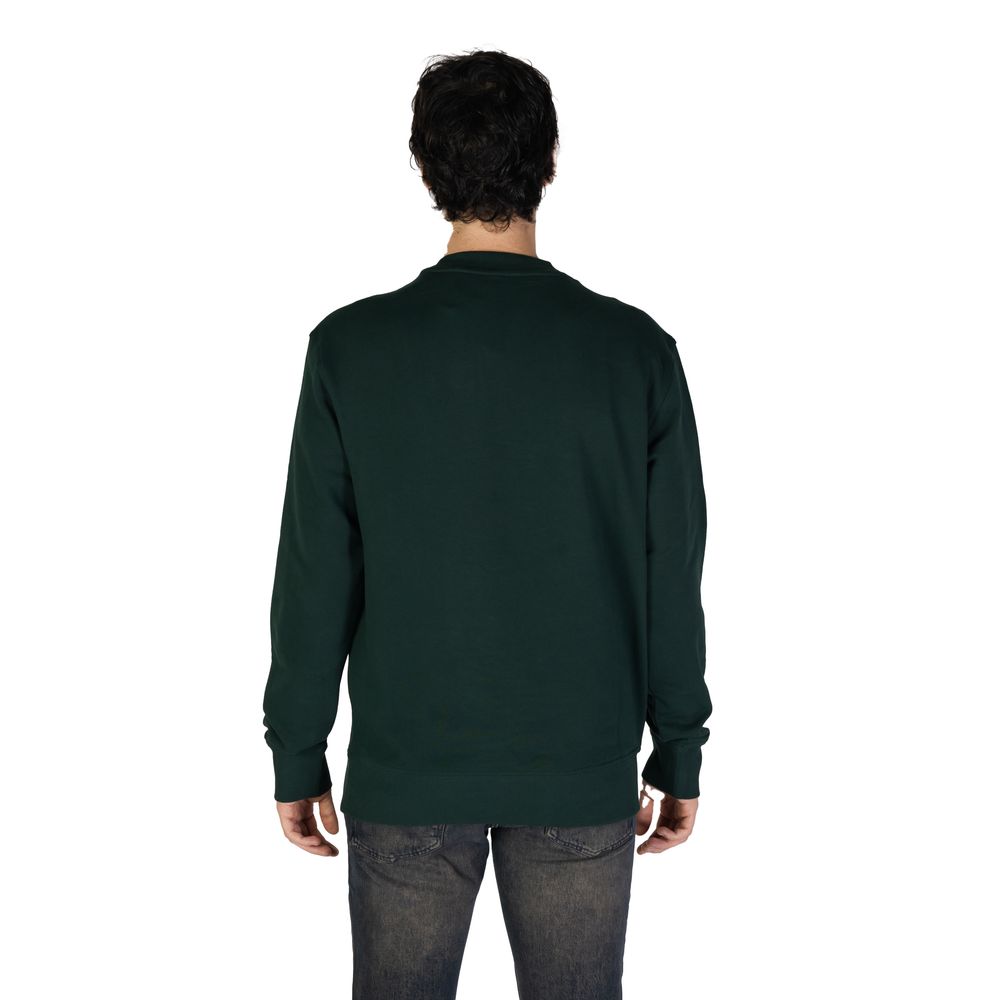 Hugo Boss Grünes Baumwoll-Sweatshirt
